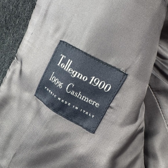 Brooks Brothers 346 Jacket Mens 42R Gray Cashmere Madison Blazer Tollegno 1900 - Picture 4 of 15